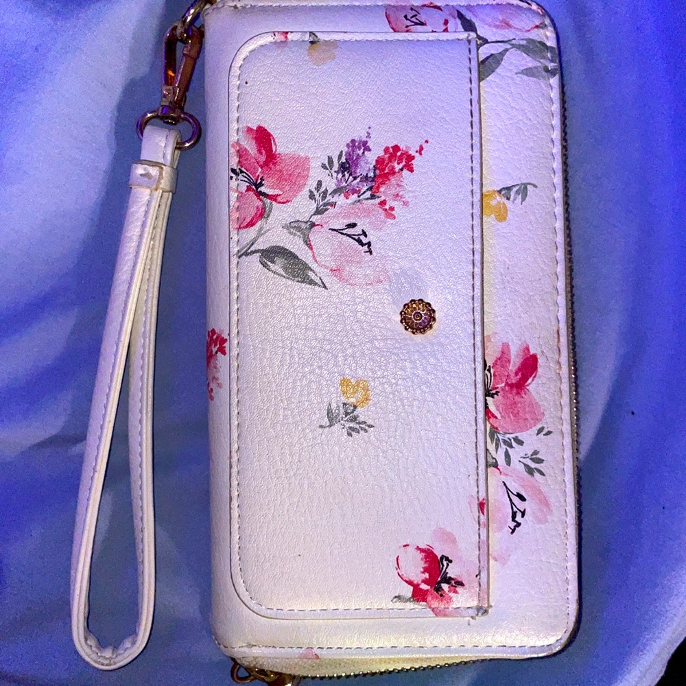 floral wallet